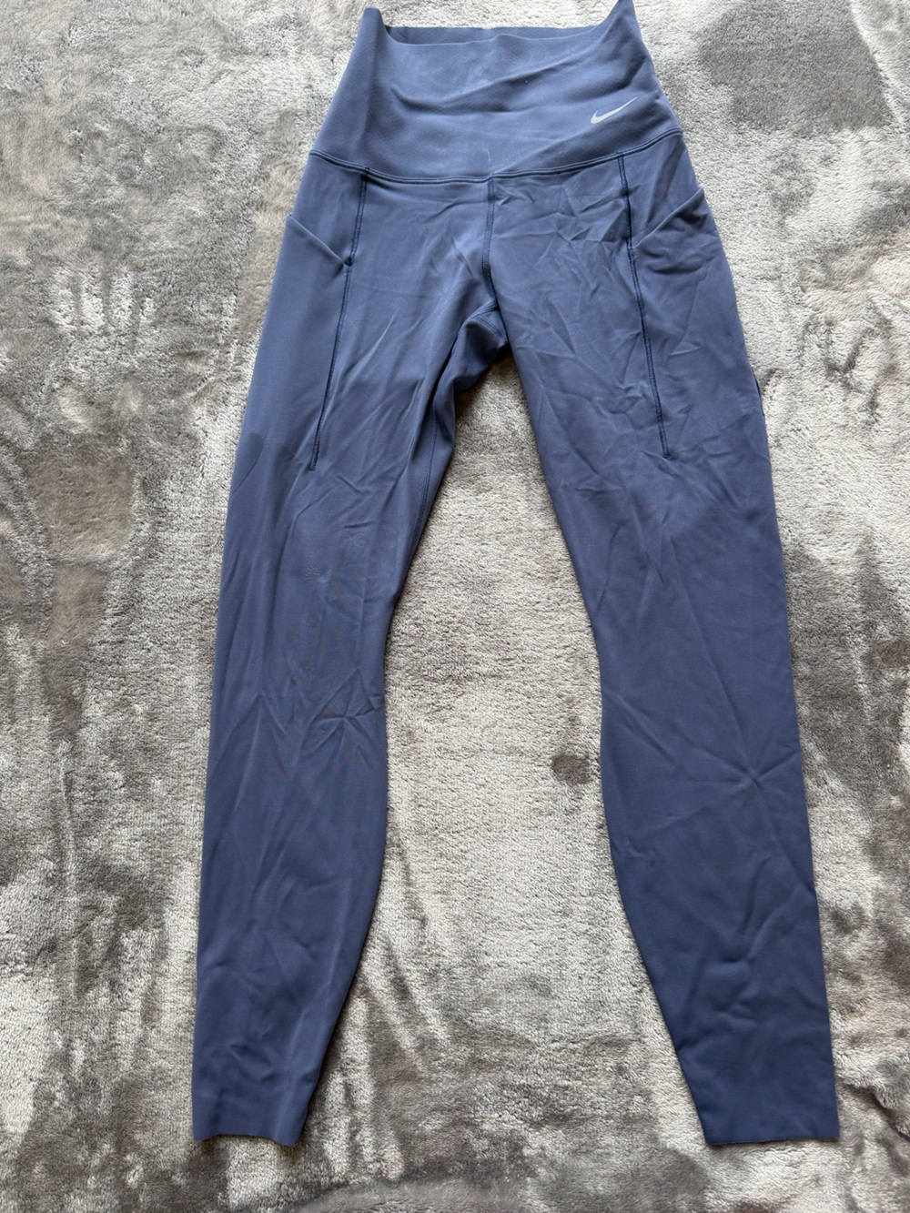 Nike Dri-FIT Women’s Training Leggings Blue High Rise Size XS NWT DQ5897-410
